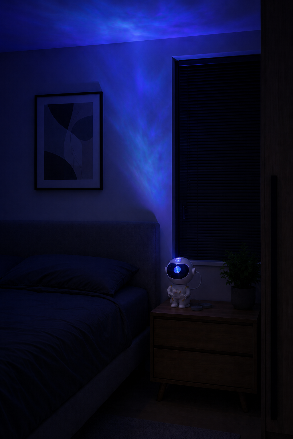 Projecteur Galaxie Astronaute™ – Ciel étoilé LED pour chambre