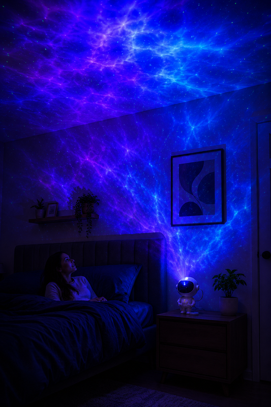 Projecteur Galaxie Astronaute™ – Ciel étoilé LED pour chambre